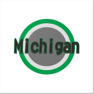 michigan love Posters and Art